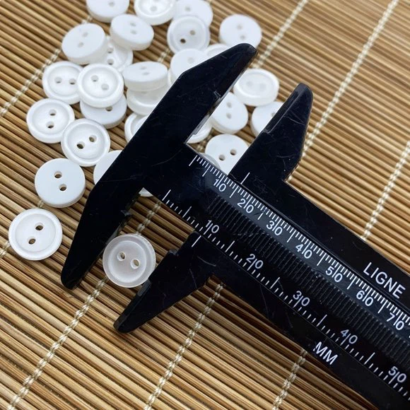 2 Hole Pear Plastic Button