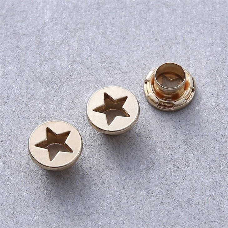 Zinc Alloy Brass Eyelets Buttons For Clothing Shoes Bags